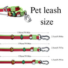 Festive Waterproof Dog Collar and Leash Bundle with Adorable Charms for Small and Medium Breeds