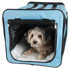 Collapsible Wire Dog Crate - Pet Life Dual-Expandable Travel Solution for Your Furry Friend