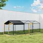 High-Quality Metal Chicken Run with Anti-UV Canopy for Safe Poultry Housing