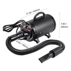 2000W Professional Dog Dryer with 4 Interchangeable Nozzles & Extendable Hose