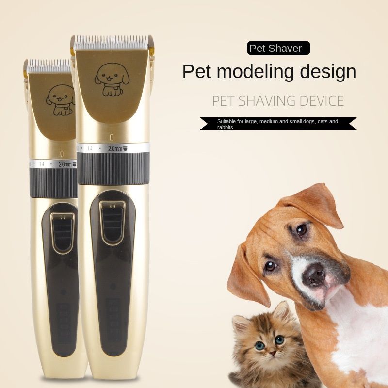 All-in-One Pet Clipper Set: Silent Dog and Cat Grooming Kit with Rechargeable Convenience