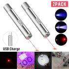 Pet Fun 3-in-1 Toy Pack: USB Rechargeable Laser, Flashlight & UV Light for Hours of Entertainment