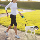 16.5FT Heavy-Duty Automatic Retractable Dog Leash with Comfortable Grip Handle
