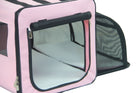 Collapsible Wire Dog Crate - Pet Life Dual-Expandable Travel Solution for Your Furry Friend