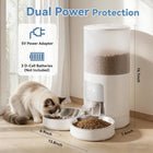 Automatic 6L Cat Feeder for Multiple Pets - Timed Food Dispenser with Voice Recorder