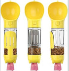 Ultimate 4-in-1 Portable Pet Water Bottle with Food Storage and Poop Bag Dispenser