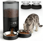 Automatic 6L Cat Feeder for Multiple Pets - Timed Food Dispenser with Voice Recorder