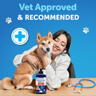 Natural Salmon Oil for Dogs – Omega 3 Fish Oil for Allergies & Coat Health, 8 FL OZ