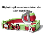 Festive Waterproof Dog Collar and Leash Bundle with Adorable Charms for Small and Medium Breeds