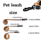 Trendy PVC Dog Lead & Collar Set - Waterproof and Fashionable for Every Dog