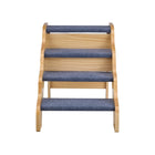 Sturdy 4-Step Pet Ladder - Ideal for High Beds, Sofas & Cars, Non-Slip Surface, Supports Dogs & Cats Up to 150lbs