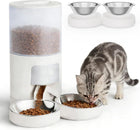 Automatic 6L Cat Feeder for Multiple Pets - Timed Food Dispenser with Voice Recorder