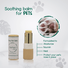 BeNat Eco-Friendly Pet Grooming Set - Nourishing Paw & Nose Balm, Calming Lavender Dog Soap, Plus Quick-Dry Microfiber Bath Towel