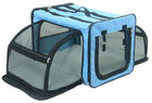 Collapsible Wire Dog Crate - Pet Life Dual-Expandable Travel Solution for Your Furry Friend