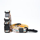Trendy PVC Dog Lead & Collar Set - Waterproof and Fashionable for Every Dog