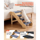 Sturdy 4-Step Pet Ladder - Ideal for High Beds, Sofas & Cars, Non-Slip Surface, Supports Dogs & Cats Up to 150lbs