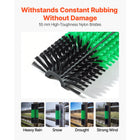 Premium Livestock Grooming Tool - 16.9" x 7.5" Goat Scratcher Brush with Easy Install Screws - Ideal Back Itch Relief for Sheep, Cattle, and Pigs - Green & Black
