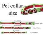 Festive Waterproof Dog Collar and Leash Bundle with Adorable Charms for Small and Medium Breeds