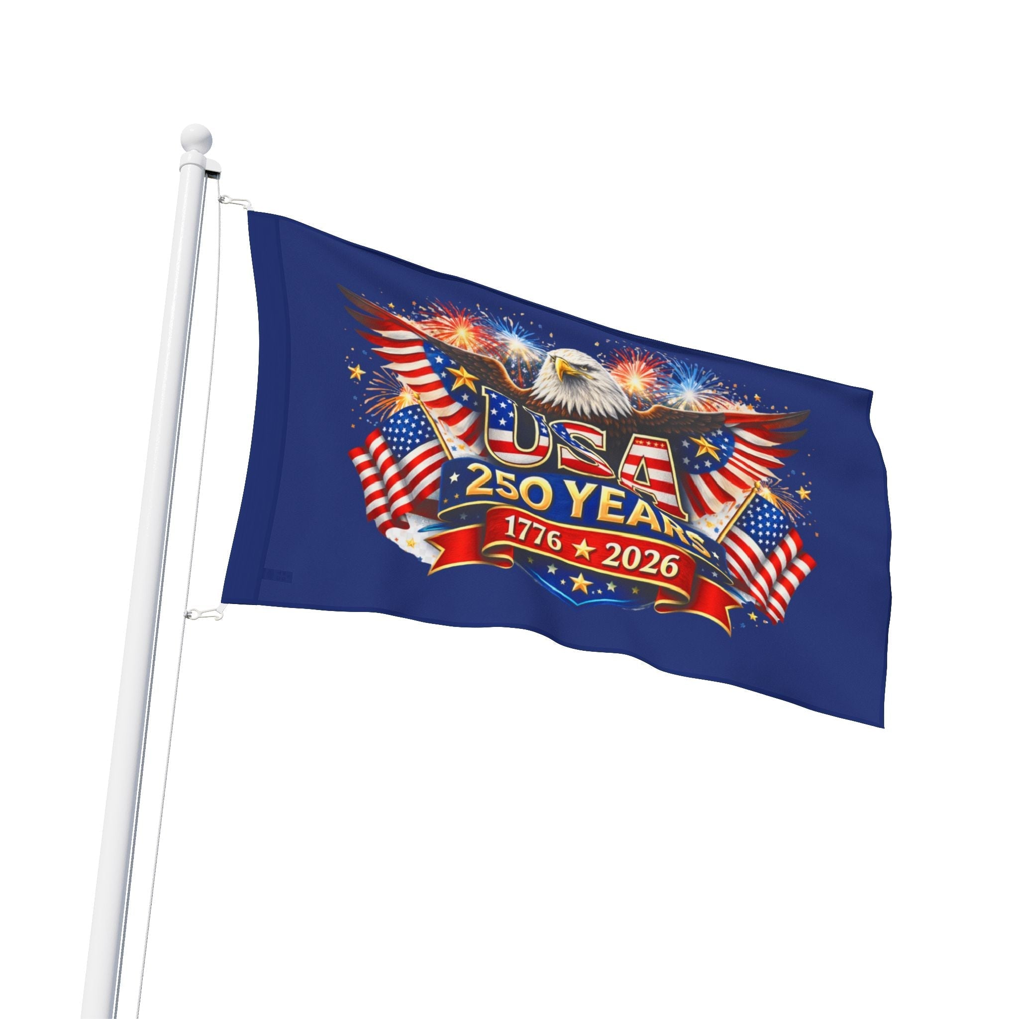 America 250 Flag (1776–2026) | Patriotic USA 3×5 Outdoor Flag