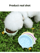 Travel-Friendly Collapsible Pet Bowl: Versatile Slow-Feeder with Strong Suction for On-The-Go Use