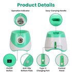 Automatic Dog Ball Launcher with 6 Tennis Balls - Adjustable Distance Fetch Machine for Small & Medium Dogs