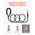 Durable 6ft Dog Training Leash - Soft Grip Handle & Strong Nylon for Medium to Large Dogs