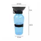 Portable 500ml Dog & Cat Water Bottle for Outdoor Adventures