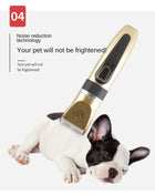 All-in-One Pet Clipper Set: Silent Dog and Cat Grooming Kit with Rechargeable Convenience
