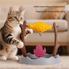 Interactive Cat BBQ Food Toy with Rotating Flame Design