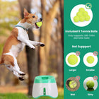 Automatic Dog Ball Launcher with 6 Tennis Balls - Adjustable Distance Fetch Machine for Small & Medium Dogs