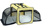Collapsible Wire Dog Crate - Pet Life Dual-Expandable Travel Solution for Your Furry Friend