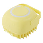 Soft Silicone Pet Hair Comb & Bath Brush for Dogs - Gentle Scalp Massager and Shampoo Tool