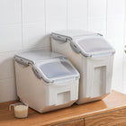 Premium Pet Food Storage Box - Sealed Snack Container for Dogs and Cats, Moisture-Proof with Measuring Cup