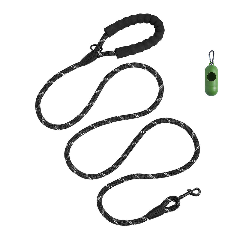Durable 6ft Dog Training Leash - Soft Grip Handle & Strong Nylon for Medium to Large Dogs