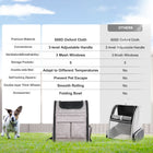 Travel-Friendly Rolling Pet Backpack with Upgraded Wheels for Small Dogs & Cats - Airline Approved