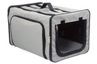 Collapsible Wire Dog Crate - Pet Life Dual-Expandable Travel Solution for Your Furry Friend