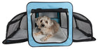 Collapsible Wire Dog Crate - Pet Life Dual-Expandable Travel Solution for Your Furry Friend