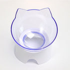 Neck-Friendly Cat Feeding Bowl with Cute Ear Shape for Healthy Eating