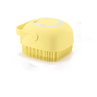 Soft Silicone Pet Hair Comb & Bath Brush for Dogs - Gentle Scalp Massager and Shampoo Tool