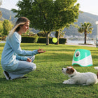 Automatic Dog Ball Launcher with 6 Tennis Balls - Adjustable Distance Fetch Machine for Small & Medium Dogs