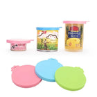 Silicone Food Can Covers for Pets - Safe & Flexible Dog and Cat Can Lids - 2 Pack