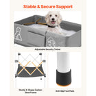 Space-Saving Pet Grooming Tub: Foldable Dog Bath with Integrated Drain Hose for Indoor & Outdoor Use