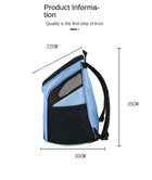 Breathable Dog Carrier Backpack with Safety Features - Perfect for Cats, Puppies, and Outdoor Enjoyment