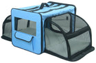 Collapsible Wire Dog Crate - Pet Life Dual-Expandable Travel Solution for Your Furry Friend