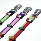 Festive Waterproof Dog Collar and Leash Bundle with Adorable Charms for Small and Medium Breeds