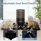 Automatic 6L Cat Feeder for Multiple Pets - Timed Food Dispenser with Voice Recorder