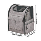 Travel-Friendly Rolling Pet Backpack with Upgraded Wheels for Small Dogs & Cats - Airline Approved