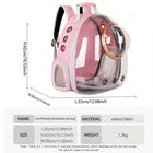 Comfortable Bubble Pet Backpack - Ideal for Cats and Small Dogs, Waterproof & Travel-Friendly