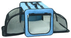 Collapsible Wire Dog Crate - Pet Life Dual-Expandable Travel Solution for Your Furry Friend
