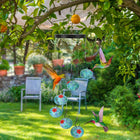 Decorative Ant and Bee Proof Hummingbird Feeder - Perfect for Gardens and Patios